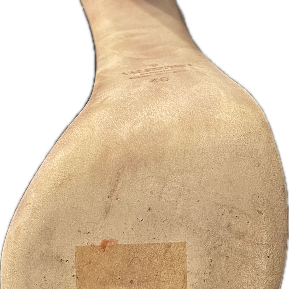 Valentino Garavani Black Platform Shoes with Chunky Heel - Picture 6 of 14